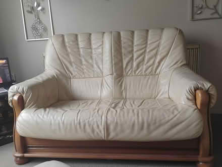 Photo of free 2 Seater Sofa Leather (Nottingham NG2) #1