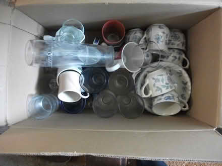 Photo of free Box of Crockery, Drinking glasses (Woodthorpe LE11) #1