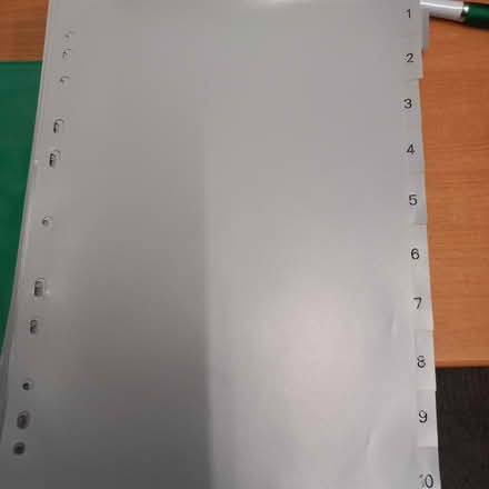 Photo of free 11 sets of 1-10 dividers (Wyke, BD12) #1