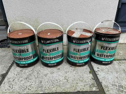 Photo of free 3+ cans of expired Cementone Aquaprufe (Hest Bank LA2) #1