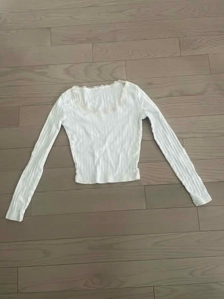 Photo of free White long sleeve top (see through) (Kennedy/16th in Markham) #1