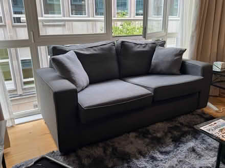 Photo of free Grey Sofa, Grey L Sofa, (Pillows for Sofas) Chest of drawer (Mayfair W1U) #2