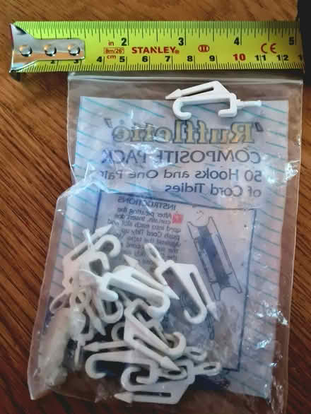 Photo of free Curtain gliders - small curved 14 (PO19) #1