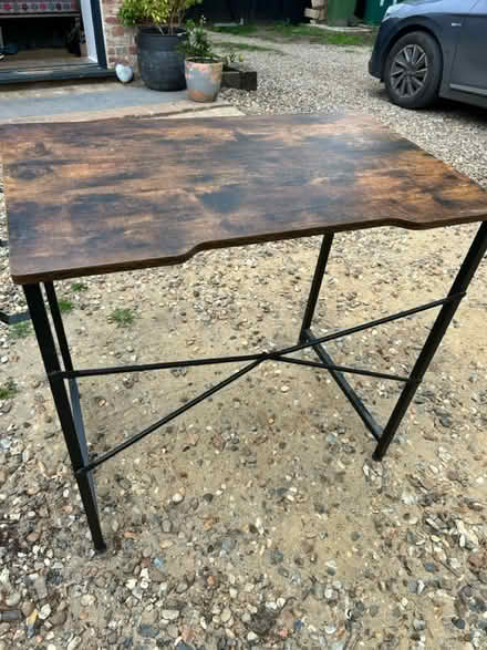 Photo of free Wood/metal desk (NR14) #3