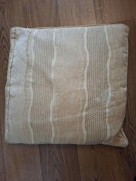 Photo of free Large beige cushion 60cm x 60cm (Westminster SW1P) #2