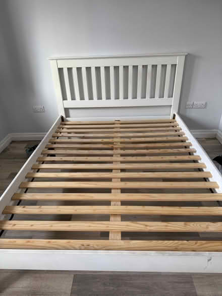 Photo of free White king size & single bed frame (Seaforth) #2