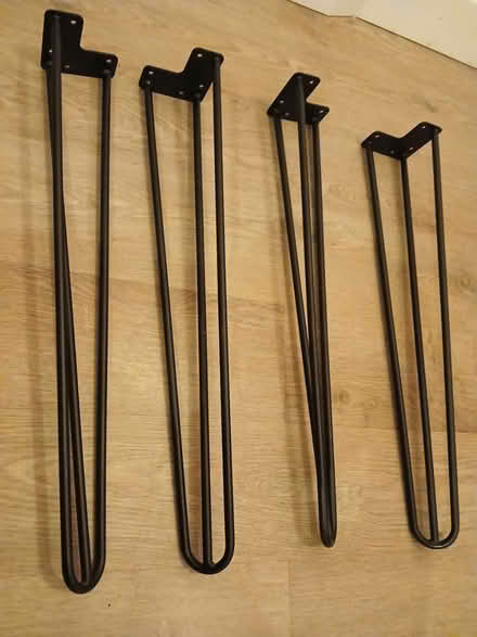 Photo of free Steel hairpin desk legs (Dowanhill G115HJ) #3