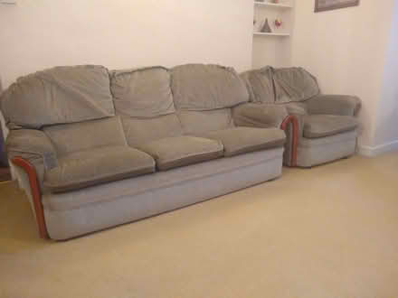 Photo of free Grey 3 piece suite (Brinscall PR6) #1