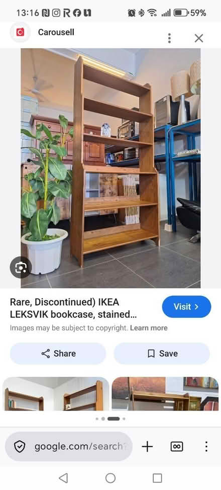 Photo of free IKEA LEKSVIK bookcase (SW15 Putney Vale) #1