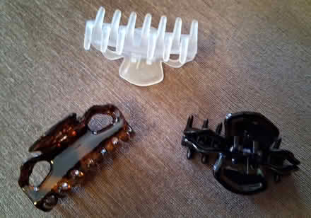 Photo of free 3 plastic hair clips (Cambridgeport, near Dana Park) #1