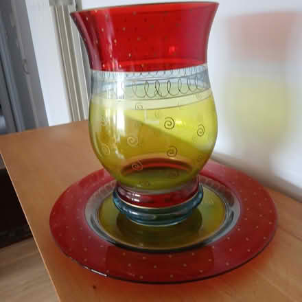 Photo of free Hurricane Lantern And Matching Plate (CT14) #1