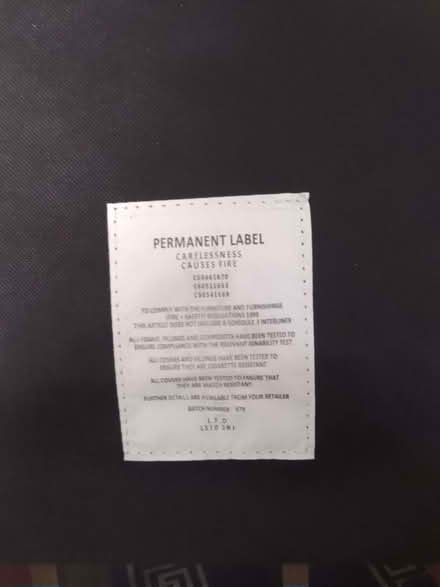 Photo of free 2 padded dining chairs (Kirby Cross CO13) #1