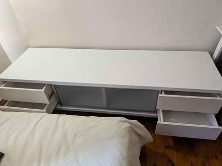 Photo of free White storage cabinet/ tv cabinet (balgowlah) #4