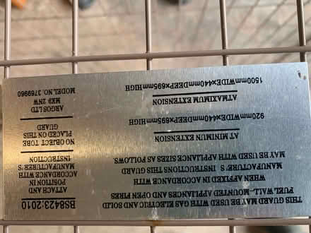 Photo of free Fireguard (AB23) #1