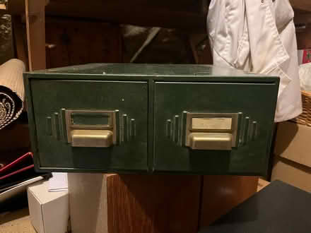 Photo of free Green mini filing cabinet (Churchdown GL3) #1