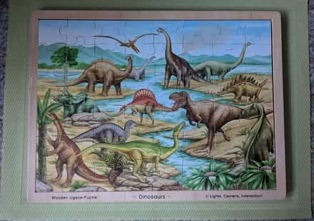 Photo of free Wooden 48 Piece Dinosaur Puzzle (Beulah Hill SE19) #1