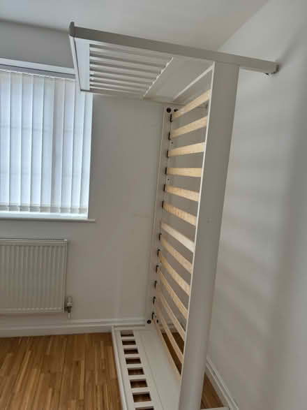 Photo of free Single bed frame white (Seaforth) #1