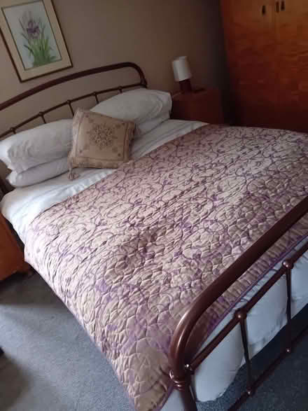 Photo of free Bronze metal bed frame (Whittington SY11) #1