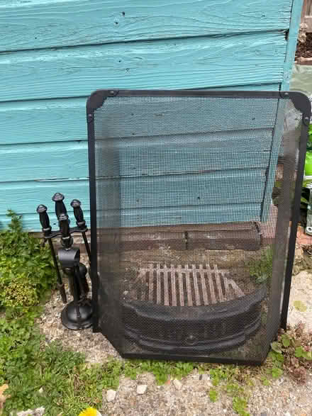 Photo of free Fire grate grid fire guard and utensils set. (Farlington PO6) #1