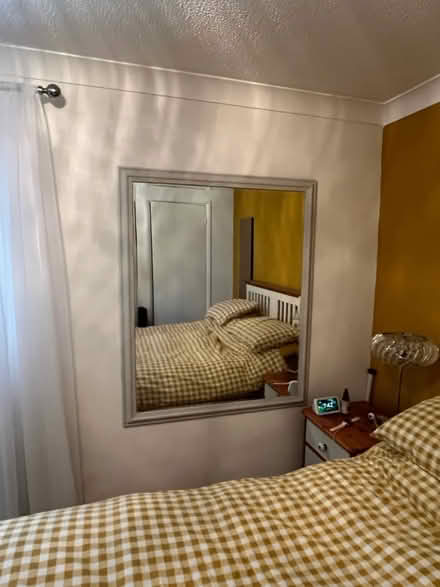 Photo of free Large gray mirror (Cm120tb) #1