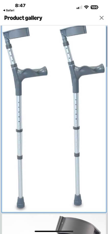 Photo of free Crutches (Camden NW1) #1