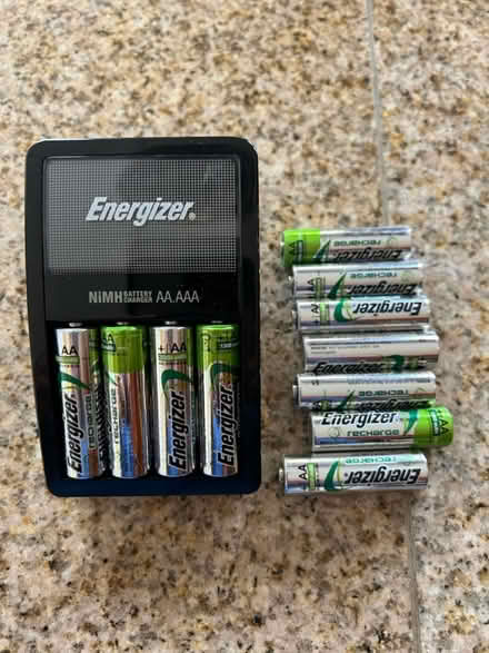 Photo of free AA rechargeable batteries + charger (Downtown Martinez) #2