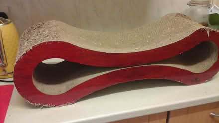 Photo of free Well used cat lounger/scratch post (Shawlands) #4