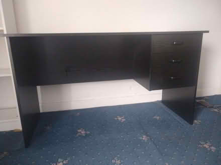 Photo of free Black desk (Brinscall PR6) #1