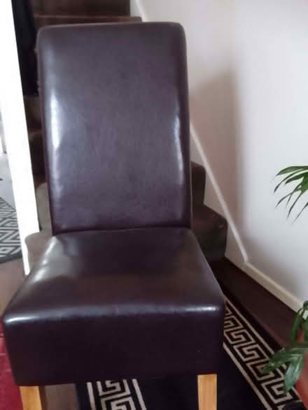 Photo of free 2 padded dining chairs (Kirby Cross CO13) #2