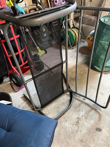 Photo of free Two seater garden bench with pillow (Redruth) #1