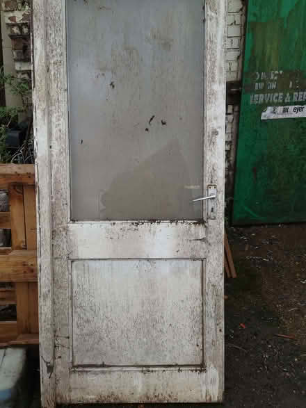 Photo of free Wooden Door With Glass (Shifnal TF11) #1