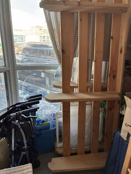 Photo of free Wooden futon frame (Harbourfront) #1