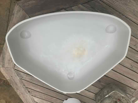 Photo of free Corner cat litter house with entry flap (Wheathampstead AL4) #2