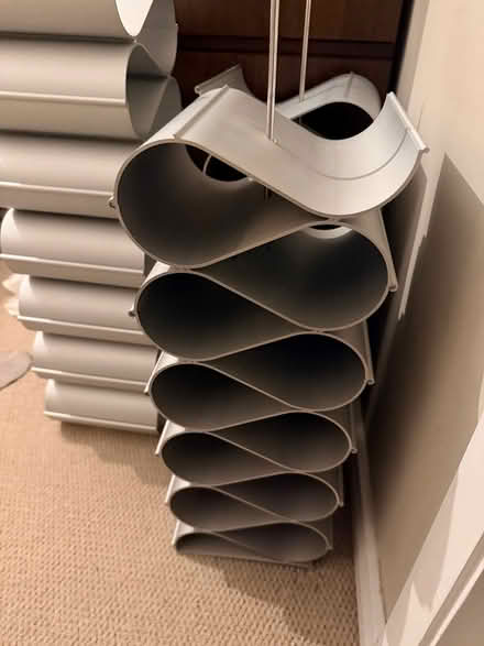 Photo of free Wine rack silver modern design (Barnes SW13) #1