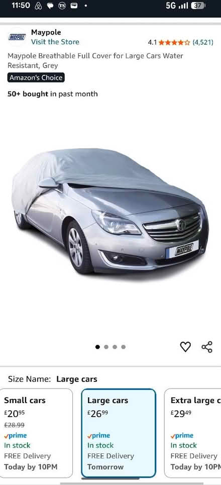 Photo of free Breathable Car Cover (Large) (Tooting SW17) #1