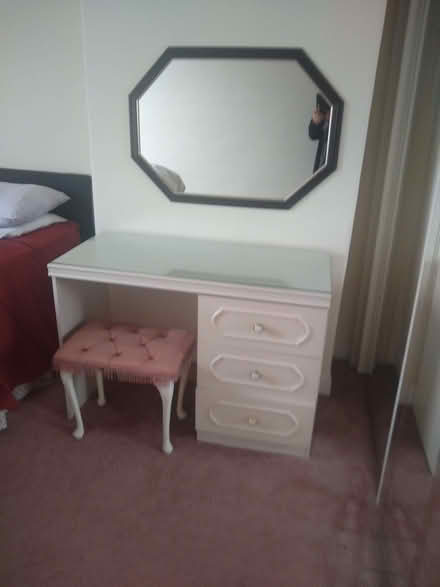 Photo of free Dressing table and stool and mirror (Brinscall PR6) #1