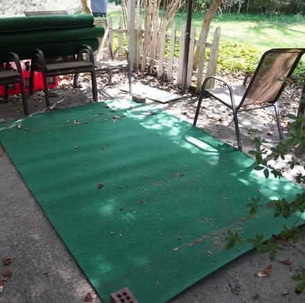 Photo of free 4 rolls green astroturf 110"x72" (Metuchen on Hwy 27 near Costco) #2