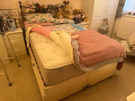 Photo of free Double divan bed, 2 drawers (Ilkeston DE7 4B) #1