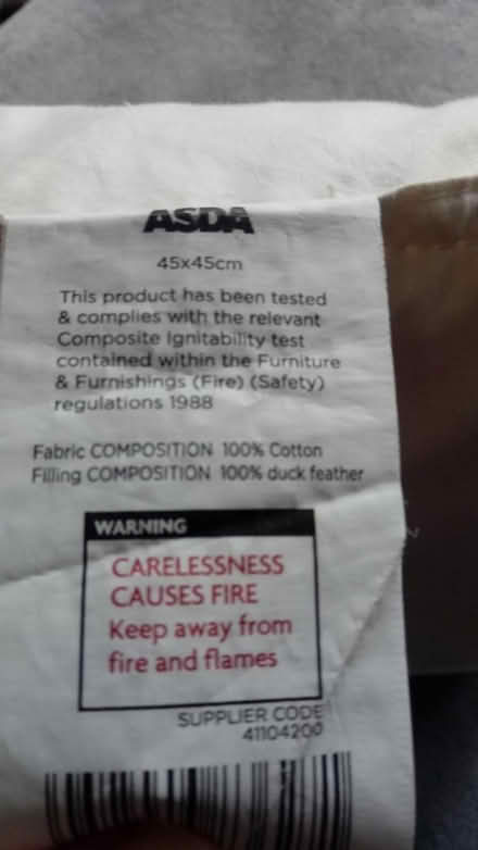 Photo of free Cushion inner (Horsham, near Bennetts Field) #2