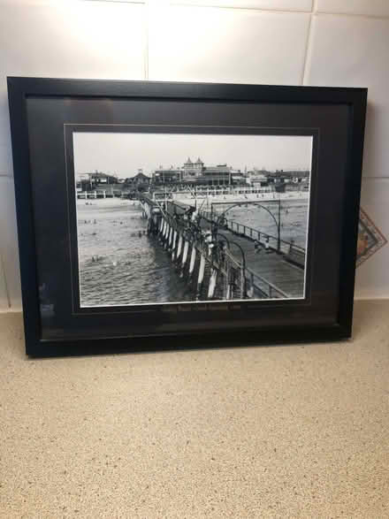 Photo of free Framed print of photo of Henley Beach, South Australia 1932 (Wood Farm OX3) #1
