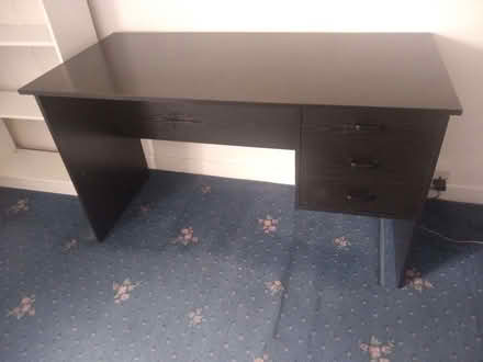 Photo of free Black desk (Brinscall PR6) #2