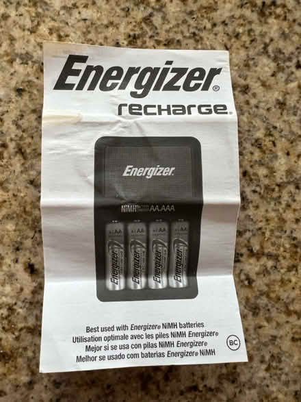 Photo of free AA rechargeable batteries + charger (Downtown Martinez) #3