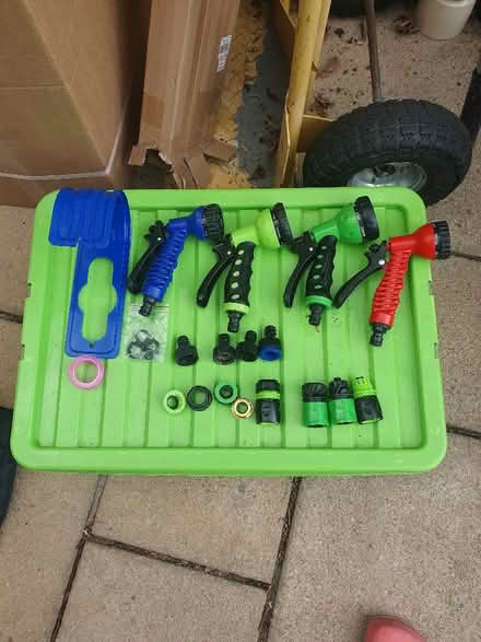 Photo of free Garden hoses and attachments (Elstow MK42) #1