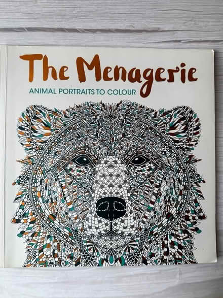 Photo of free The Menagerie Animal Colouring In Book (Kings Furlong RG21) #1