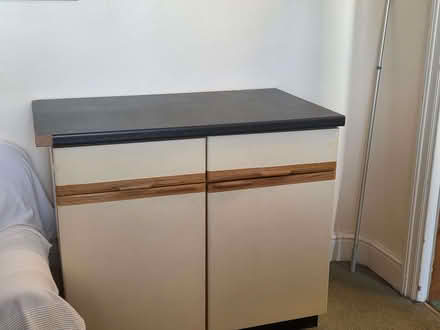 Photo of free Old kitchen cupboards - for shed/garage or temp kitchen (Fleetville AL1) #4