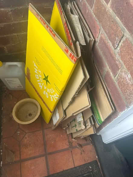 Photo of free 13 small cardboard boxes, unfolded (Cowley OX4) #1