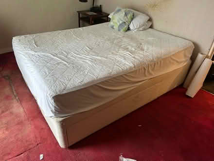 Photo of free Double bed and sofa (Gabalfa CF14) #1