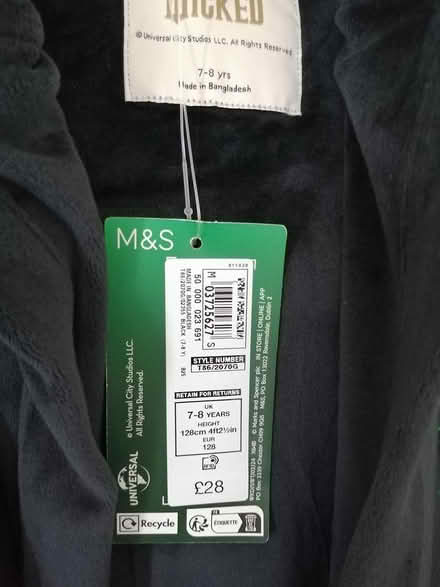 Photo of free Child's M & S Wicked dressing gown (Worcester) #3