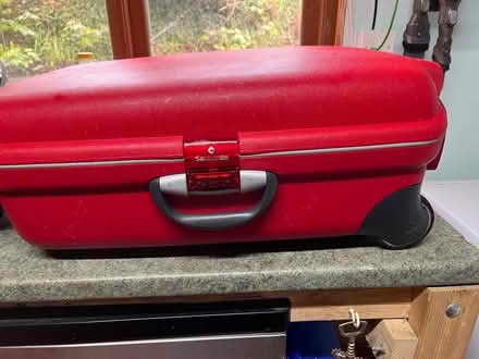 Photo of free Red Samsonite suitcase (Pulborough) #3