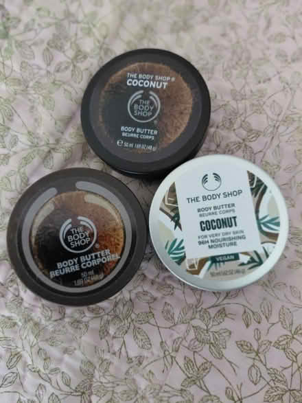 Photo of free Body Shop coconut body butter x 3 (Glasgow Linthouse G51) #1